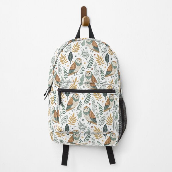 Item preview, Owls & Forest Leaves designed and sold by Shuga-Design.