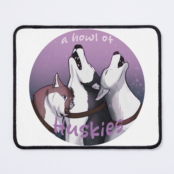 Item preview, A Howl of Huskies designed and sold by IronyFerrum.