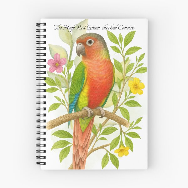 Item preview, The High Red GCC Scientific illustration Design designed and sold by AvianDesign.