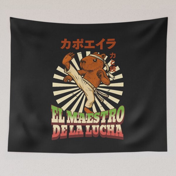 Item preview, Capoeira Master Capybara El Maestro De La Lucha designed and sold by AwesomeBeyondLimits.