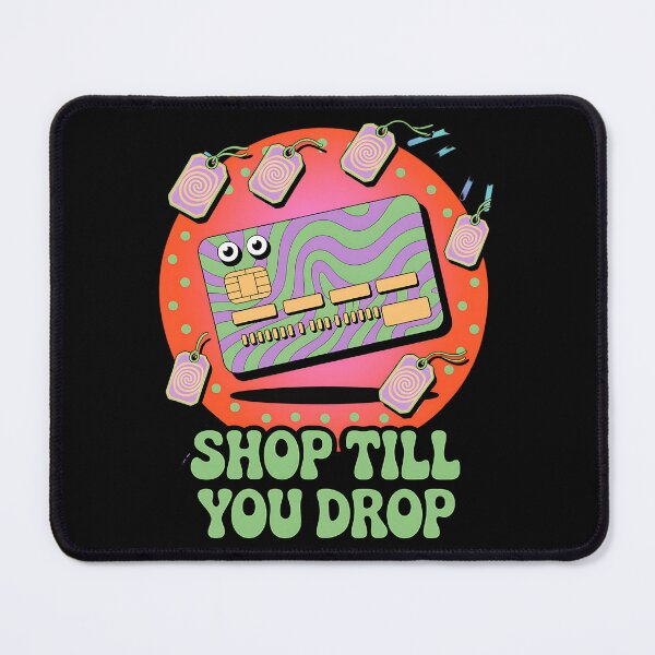 Item preview, Shop Till You Drop – Groovy Credit Card Retail designed and sold by Taans-Creation.