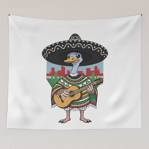 Item preview, Ostrich Mariachi Sombrero Guitar designed and sold by k3rstman1.