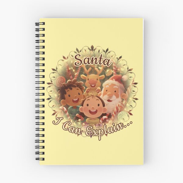 Item preview, Santa, I Can Explain – Funny Christmas Kids and Santa Illustration designed and sold by Pawprints by Katrze.