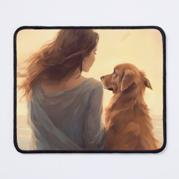 Item preview, Girl with Dog Wall Art, Owner & Pet Print, Lady And Dog Print, Pet Print, Girl And Dog Print, Dog Lover Printable Decor, Bedroom Wall Art designed and sold by SavageVision.