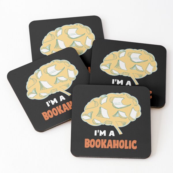 Item preview, I am a Bookaholic designed and sold by Pixel & Petal.