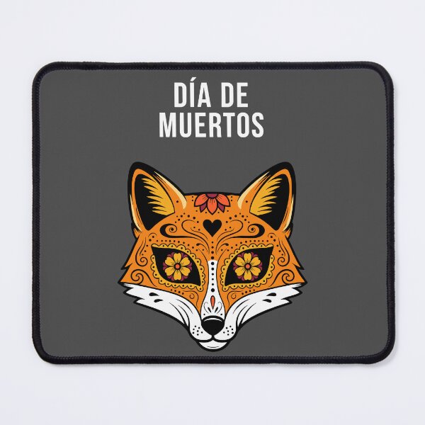 Item preview, Día de Muertos Fox Calavera with Text designed and sold by RGShirtWorks.