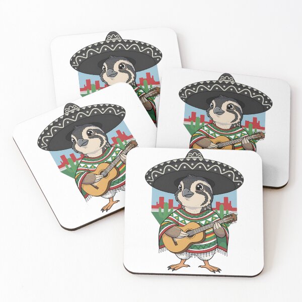 Item preview, Cute Quail Mariachi Sombrero Guitar designed and sold by k3rstman1.