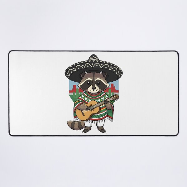 Item preview, Mexican Raccoon Sombrero Guitar Fiesta designed and sold by k3rstman1.