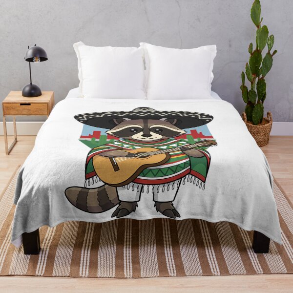 Item preview, Mexican Raccoon Sombrero Guitar Fiesta designed and sold by k3rstman1.