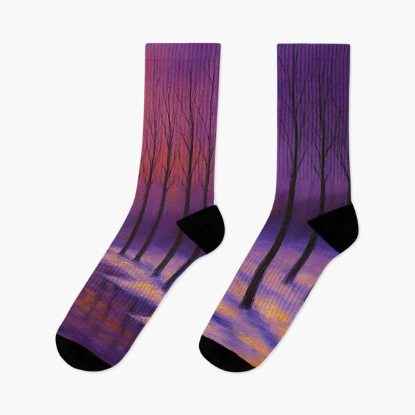 Item preview, Sunset over Frosty Forest designed and sold by Joey Santiago.