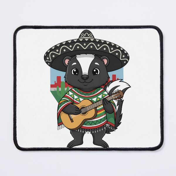 Item preview, Mariachi Skunk Sombrero Guitar Fiesta designed and sold by k3rstman1.