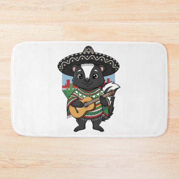 Item preview, Mariachi Skunk Sombrero Guitar Fiesta designed and sold by k3rstman1.