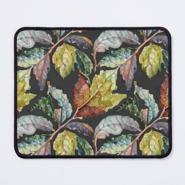 Item preview, detail, high quality, intricate lighting, luminism, overall leaf tile pattern designed and sold by gulka8.