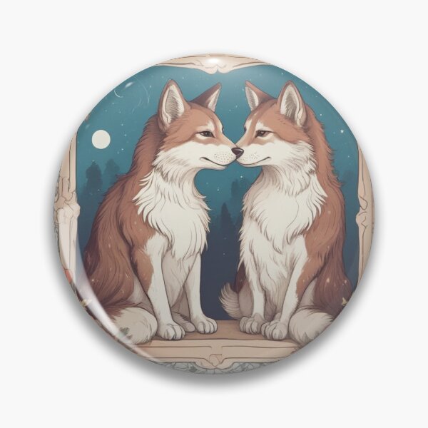 Item preview, Romantic Fox Couple Embraced by Roses designed and sold by Help De Helpers.