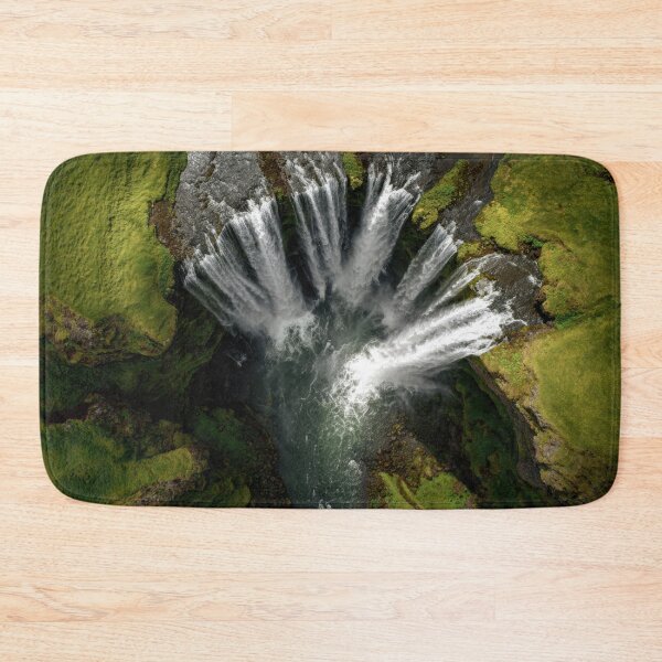 Item preview, Waterfall cascades onto rocky pool designed and sold by anytka.