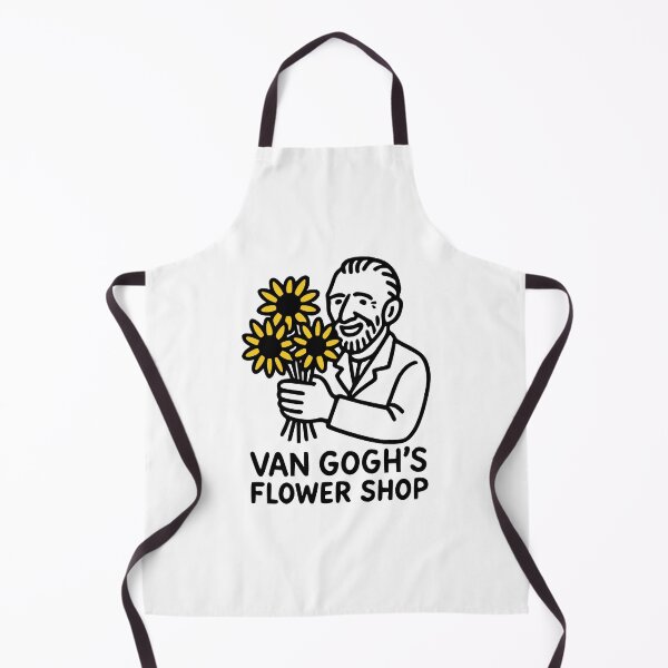 Item preview, Van Gogh’s Flower Shop – Funny Bold Doodles Art designed and sold by Bold Doodles.