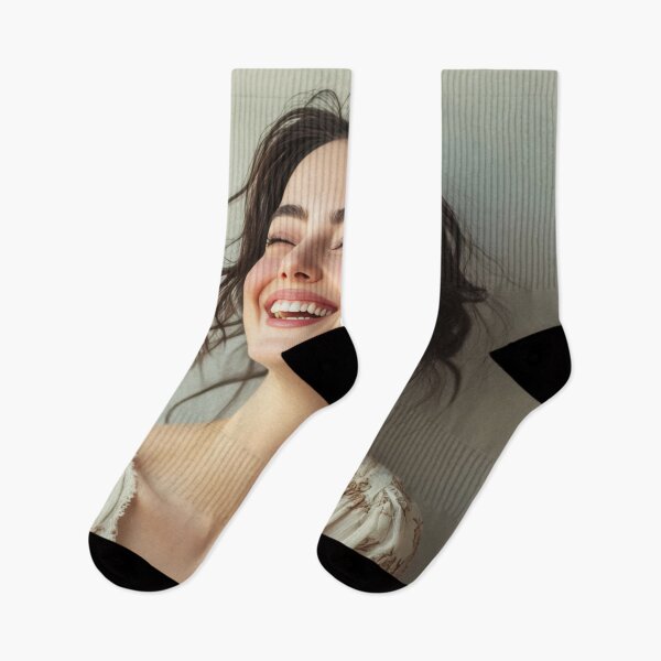 Item preview, Joyful young woman smiling brightly designed and sold by anytka.