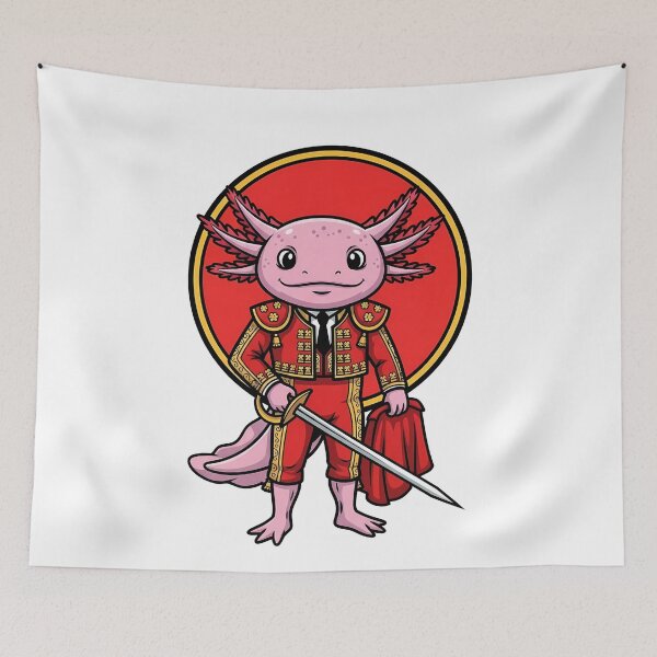 Item preview, Axolotl Matador Bullfighter Cute designed and sold by k3rstman1.