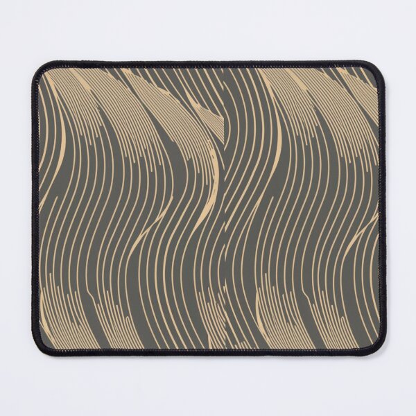 Item preview, A minimalist composition of lines and curves creating intricate patterns resembling natural elements such as leaves and water waves designed and sold by gulka8.