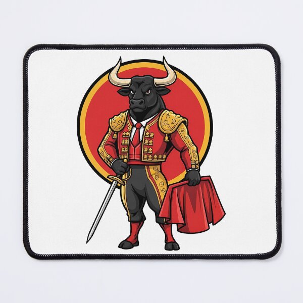 Item preview, Bull Matador Torero Mascot Spanish Art designed and sold by k3rstman1.
