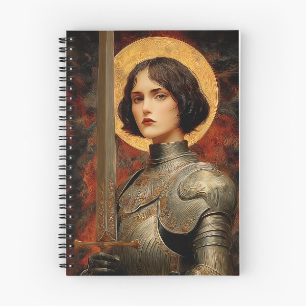 Item preview, Joan of Arc Portrait with Sword designed and sold by PetsArt.
