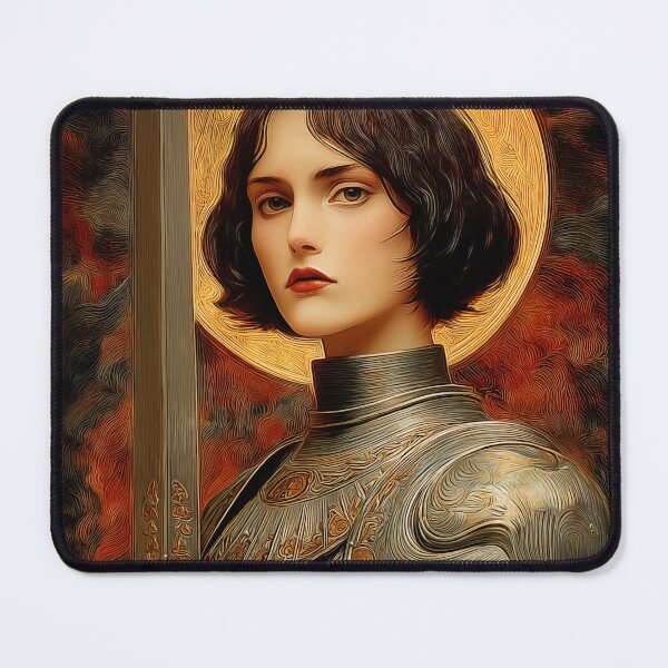 Item preview, Joan of Arc Portrait with Sword designed and sold by PetsArt.