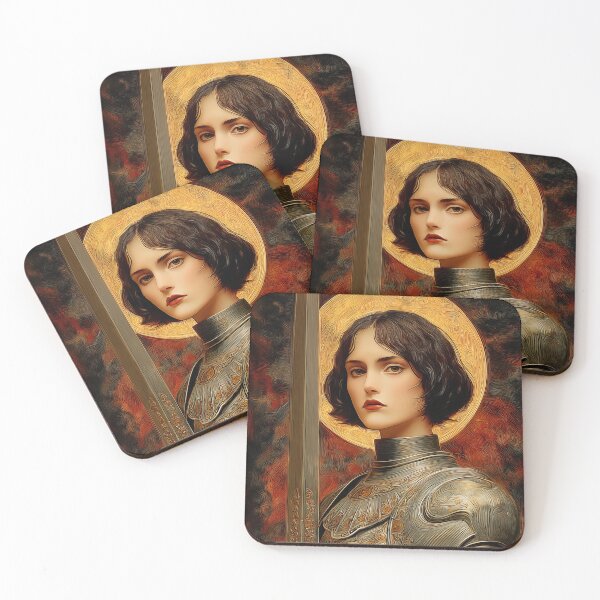 Item preview, Joan of Arc Portrait with Sword designed and sold by PetsArt.