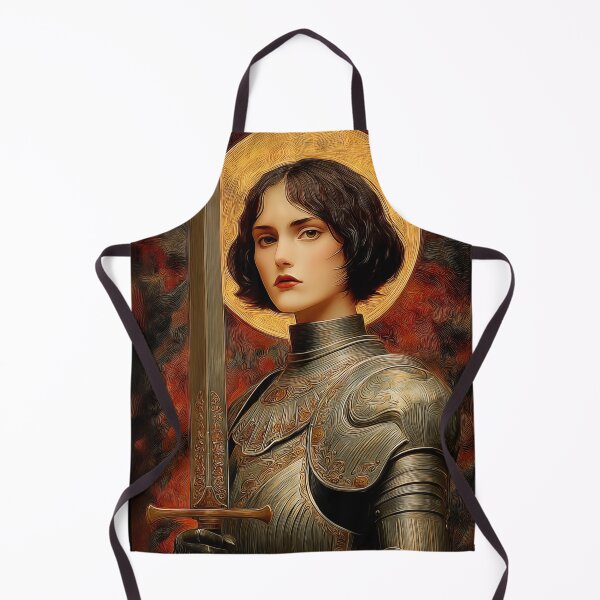 Item preview, Joan of Arc Portrait with Sword designed and sold by PetsArt.