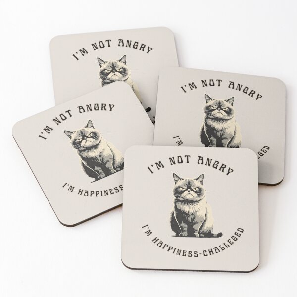 Item preview, Grumpy Cat Happiness-Ghallenged designed and sold by BKDIGITALSHOP.