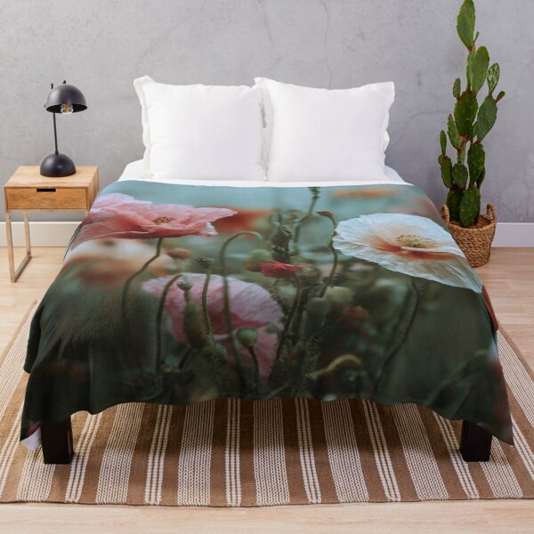 Item preview, Vibrant poppy flowers in a field designed and sold by anytka.