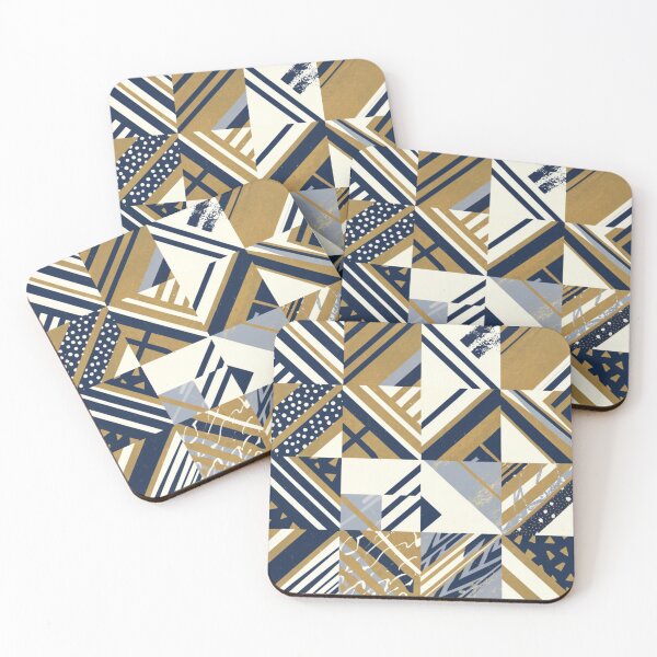 Item preview, refined pattern, with clean lines, and geometric shapes, in metallic finishes such as gold, silver, designed and sold by gulka8.