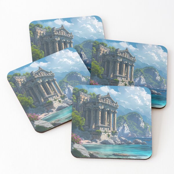 Item preview, Ancient Temple by the Sea designed and sold by Design-Illusi0n.