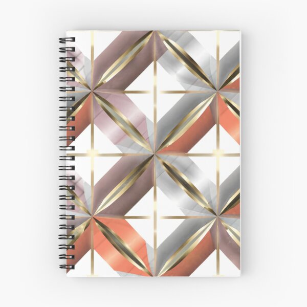 Item preview, pattern with clean lines, geometric shapes, in metallic finishes such as gold, designed and sold by gulka8.