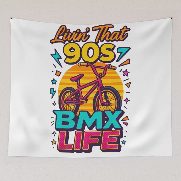 Item preview, Livin that 90s BMX Life, 90s Gift, 1990s Nostaliga designed and sold by vibeytrendy.
