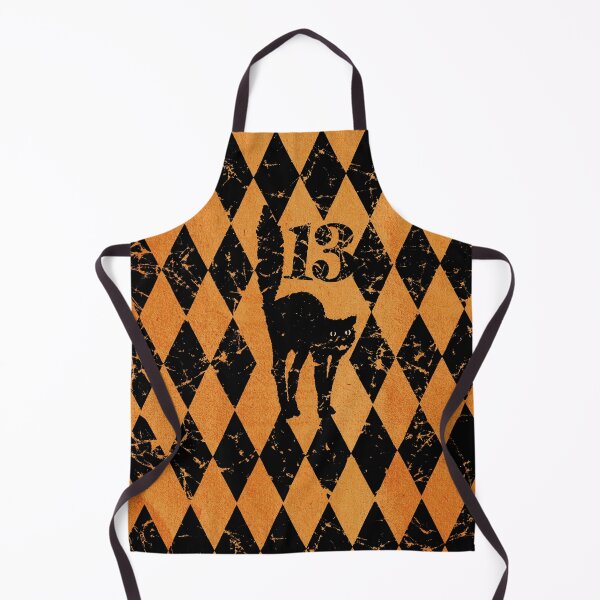 Item preview, Halloween cat magic witchcraft 13 diamond pattern mystery designed and sold by Luzi Illustrella.