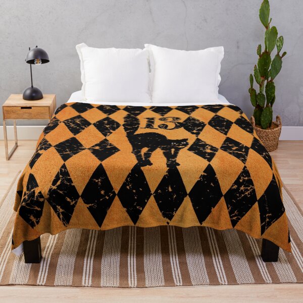 Item preview, Halloween cat magic witchcraft 13 diamond pattern mystery designed and sold by Luzi Illustrella.