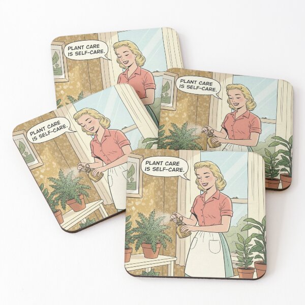 Item preview, Plant Care Is Self-Care Retro Comic designed and sold by Popettte.