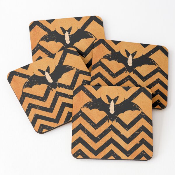 Item preview, Halloween bat magic witchcraft zigzag pattern mystery designed and sold by Luzi Illustrella.