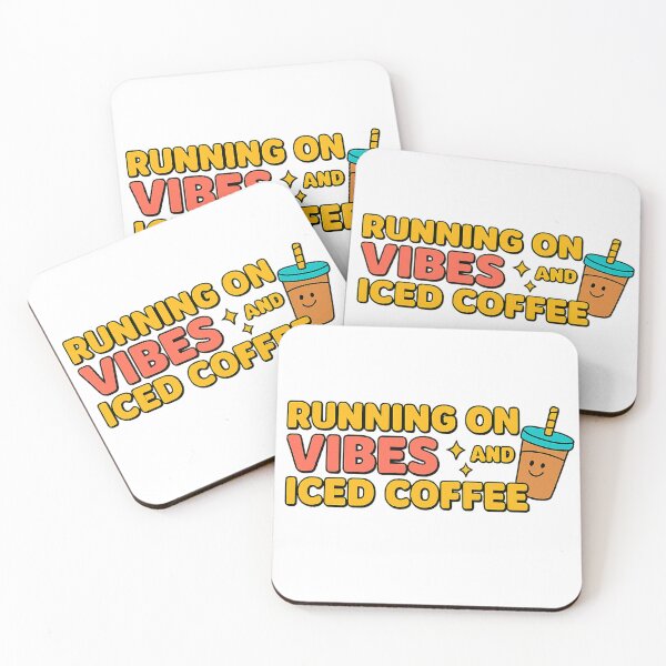 Item preview, Runnin on Vibes and Iced Coffee designed and sold by danielbeda.
