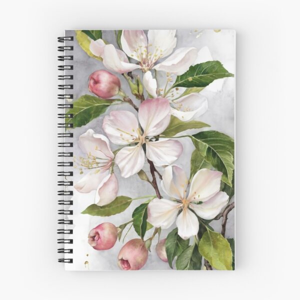 Item preview, artwork, Apple Blossom, elegant artwork depicting hidden apple blossoms in bloom, designed and sold by gulka8.