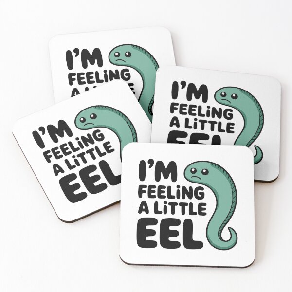 Item preview, I'm feeling A Little Eel! Cute Koi Pun designed and sold by PMCreative.