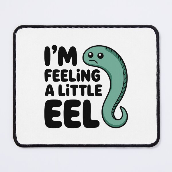 Item preview, I'm feeling A Little Eel! Cute Koi Pun designed and sold by PMCreative.