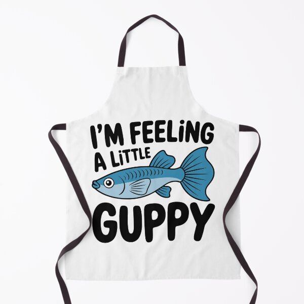 Item preview, I'm Feeling A Little Guppy! Cute Fish Pun designed and sold by PMCreative.