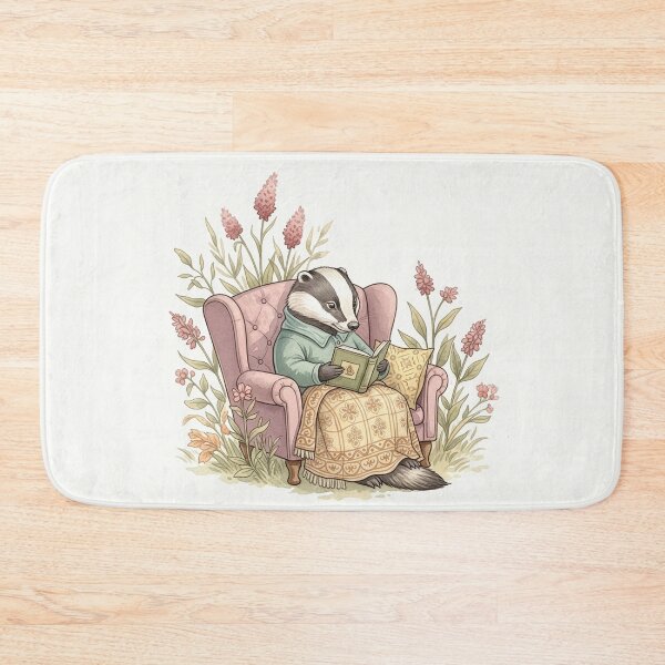 Item preview, Cozy Reading Time with Mr. Badger designed and sold by Pasteltone.