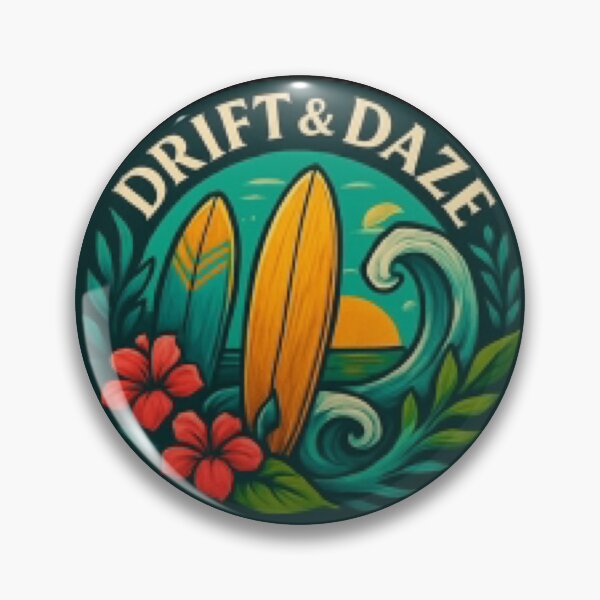 Item preview, Drift & Daze Vintage Sailboat Logo – Coastal Nautical Art designed and sold by Drift & Daze.