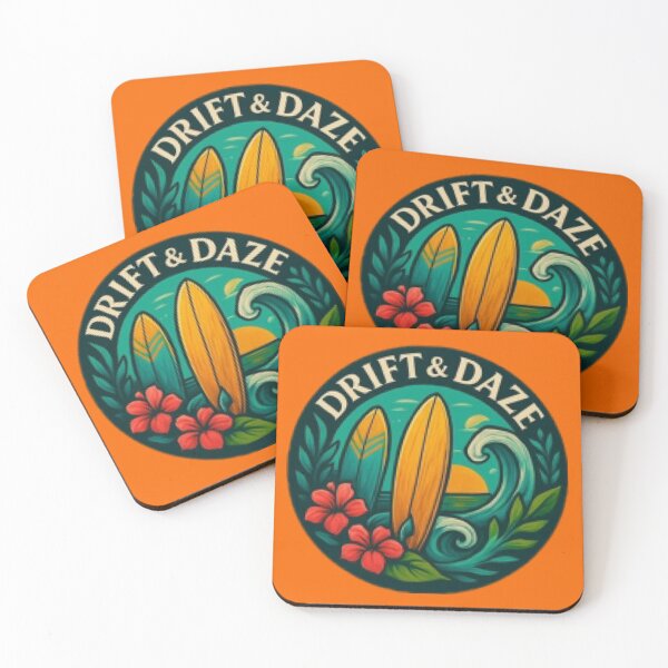 Item preview, Drift & Daze Vintage Sailboat Logo – Coastal Nautical Art designed and sold by Drift & Daze.