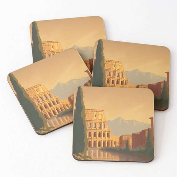 Item preview, Vintage Italy - Retro Travel Poster designed and sold by MidArtForge.
