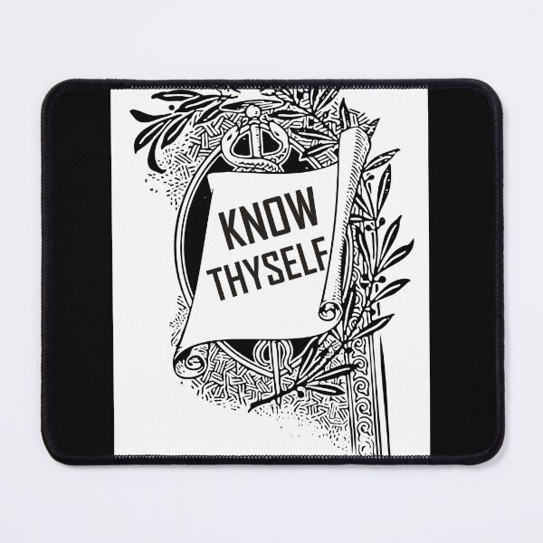Item preview, Know Thyself | Ancient Greek Wisdom Quote designed and sold by ArtsyExplorer.