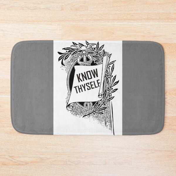 Item preview, Know Thyself | Ancient Greek Wisdom Quote designed and sold by ArtsyExplorer.