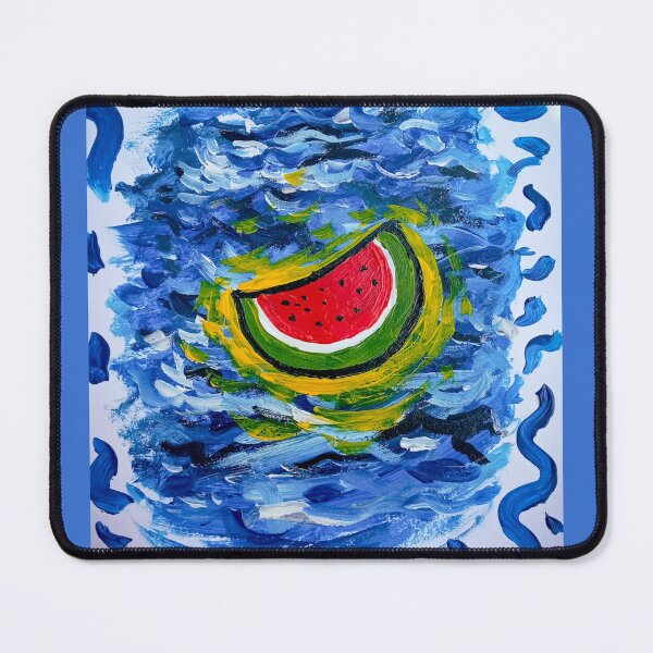 Item preview, swimming watermelon designed and sold by luisquevedop.
